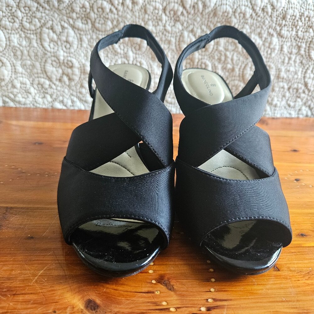 Bandolino Black Strap Heels (9M)